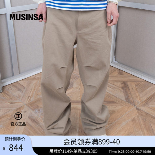 THE MUSEUM VISITOR韩国26年新品简约舒适休闲长裤百搭MUSINSA