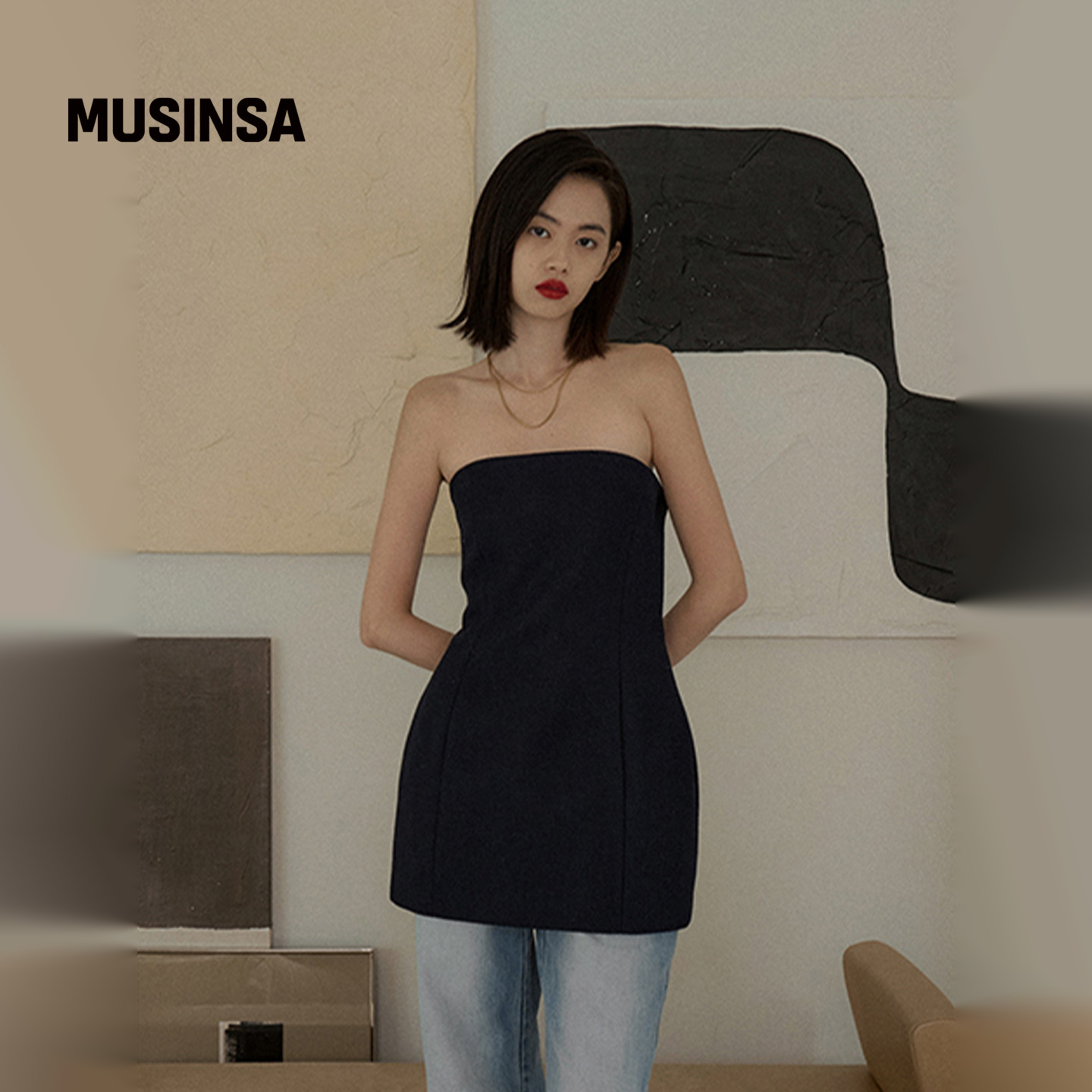 女士新款好看时尚设计感连衣裙