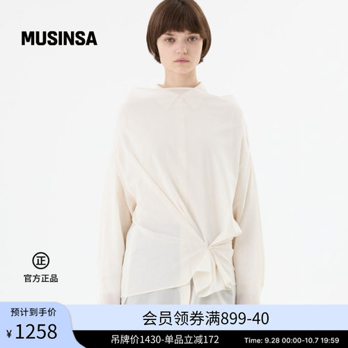 休闲时尚设计感高领两穿衬衫