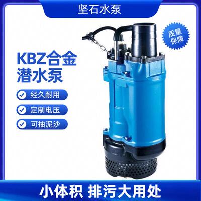 KBZ37.7潜水泵排污泥浆污水泵出口畅销sewage pump合金底板叶轮耐