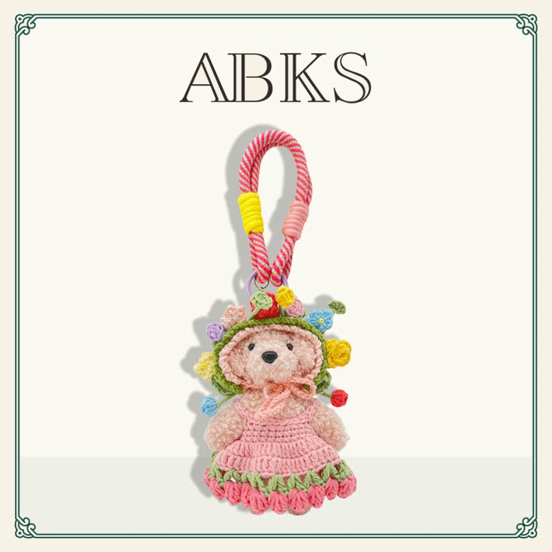 ABKS正品原创手工包包挂件图片