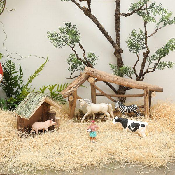 微景观农舍摆件幼儿园户外造景屋子创意实木小房子庭院布景道具,家居饰品,户外/庭院摆件,淘宝优惠券,粉丝福利购,淘宝优惠卷