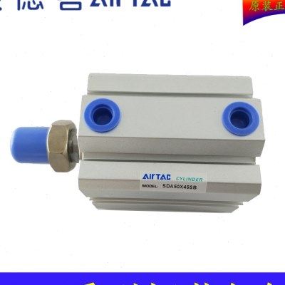 原装亚德客超薄型外牙气缸SDA32X50X55X60X65X70X75X80-SB带磁性