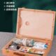 榉木手提多功能油画工具箱写生画箱携带木制美术工具箱颜料收纳箱
