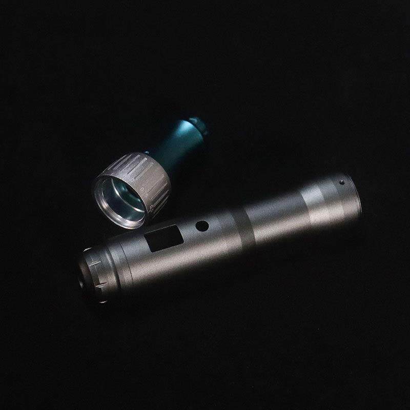中山源头工厂车铣复合加工定制金属手电筒零件CNC精密车铣机加工