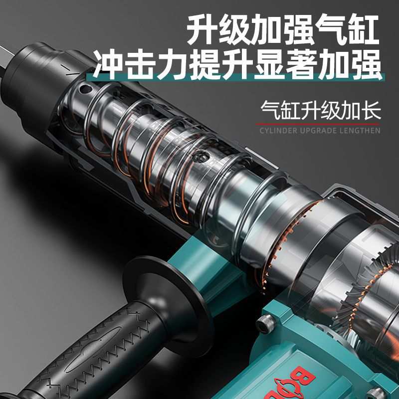电镐单用工业级大功率防烫型家用重型钻开糟打混凝土拆墙工具