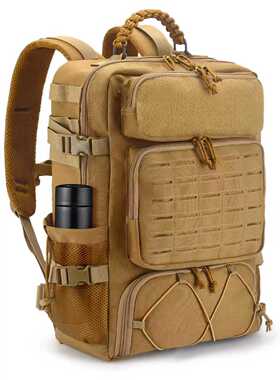 外贸品质多功能战术背包50L耐用配备Molle系统户外双肩背包收纳包