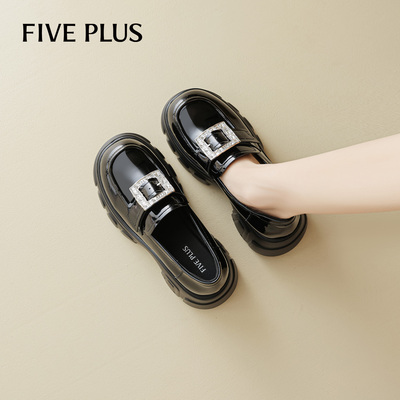 FIVEPLUS厚底乐福鞋女