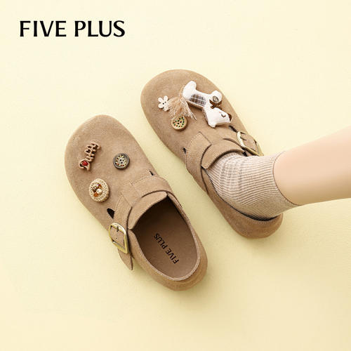 FIVEPLUS全包勃肯鞋真皮