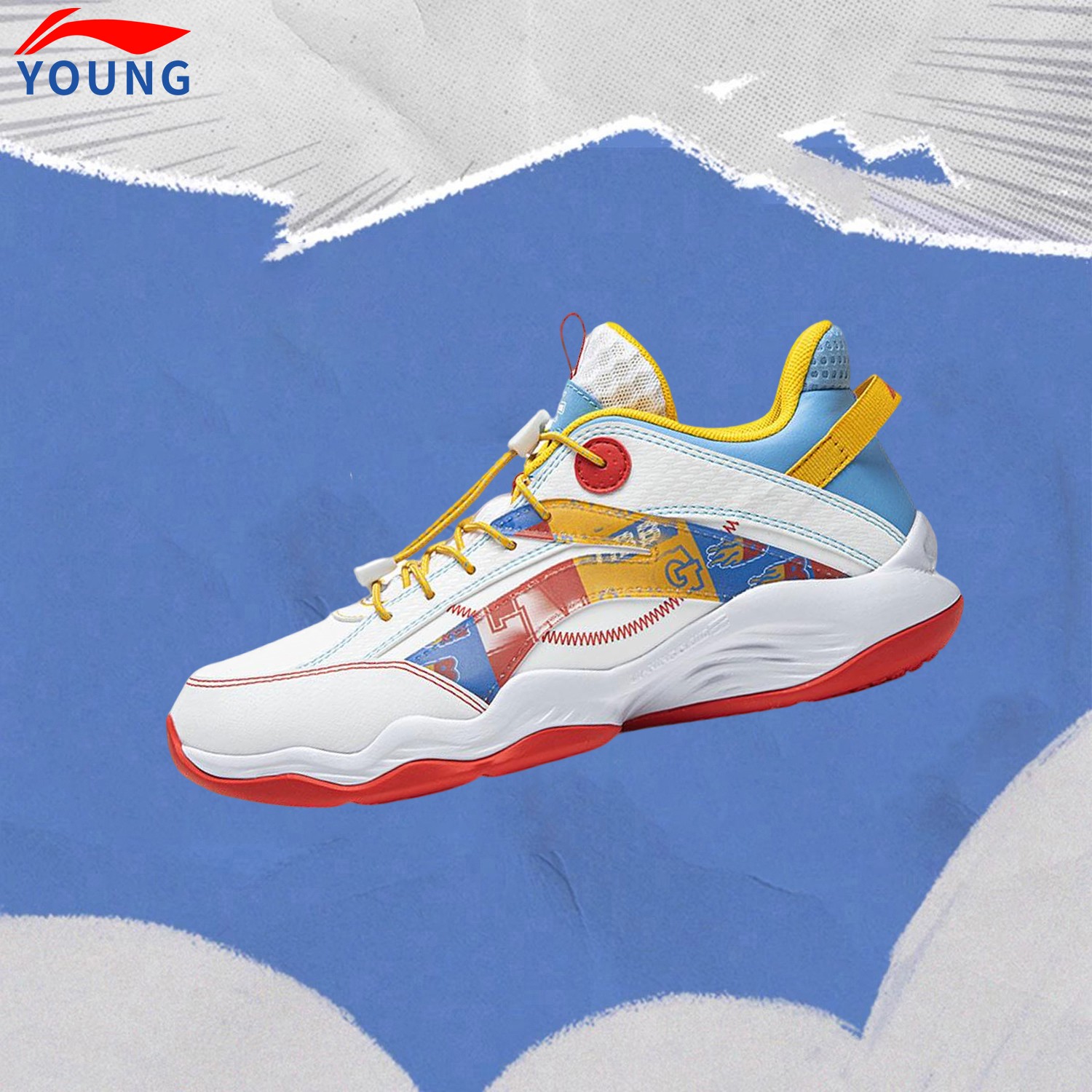 李宁官方旗舰正品2025秋冬季新款篮球鞋男女大童减震回弹运动鞋