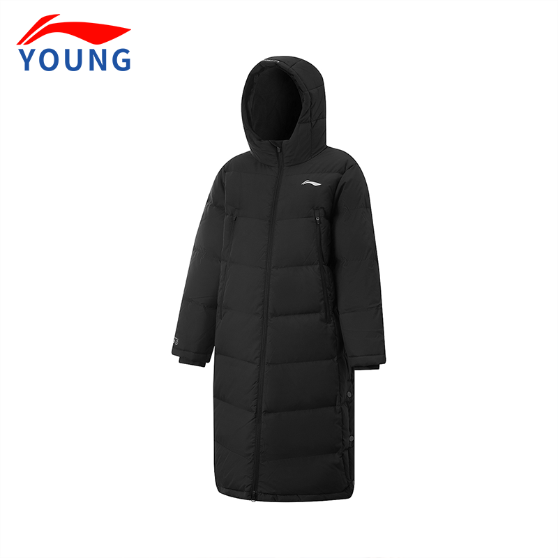 李宁男童羽绒服宽松款保暖防风