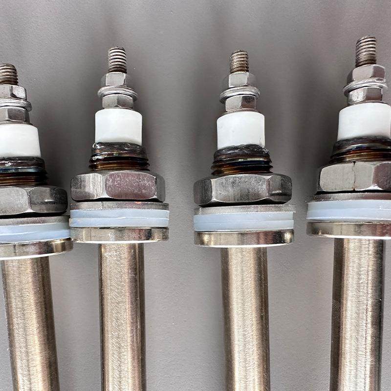 非标双产品U型加管不锈钢干烧热电热SLB管头热管加热棒双加头发热