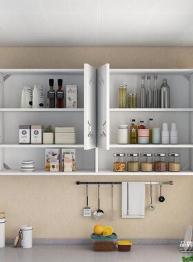 欧厨房吊柜墙式壁柜34516挂墙式阳防台多壁功能储物柜卫生间水收