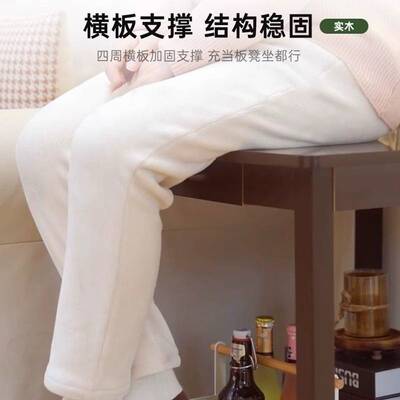 沙发边几边柜客厅小方桌实木腿小茶几桌子家用正方形简约现代边桌