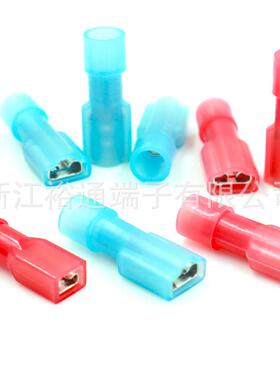 厂家特惠FD731FN8110/8冷压端子12.8/4.插簧尼龙母全绝缘端子7环