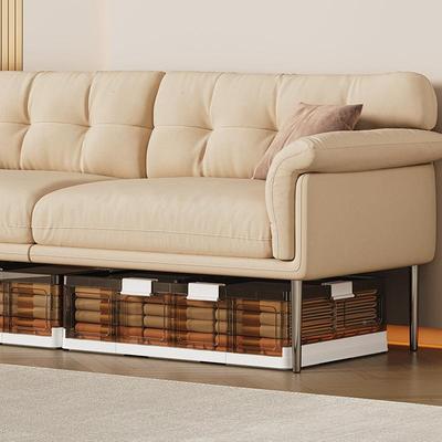 家收用可折被叠带wm-01002滑轮床底储物箱子衣物整理箱下扁平抽屉