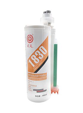 回天1无83结TFU0高韧性高强度灰色丙烯酸酯底构胶需涂金属粘接AB