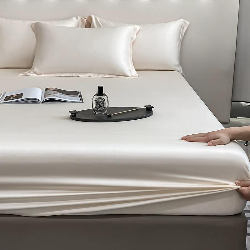 凉感天丝床罩笠单XZK件夏季全裸睡冰丝床罩三件套床垫单保护床套