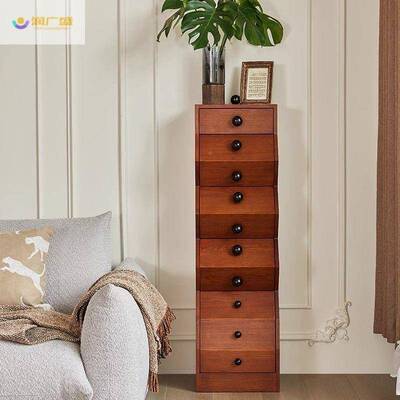 全实木中古风柜斗柜多功能厅典储物柜设计子感异TTA形不规客古则