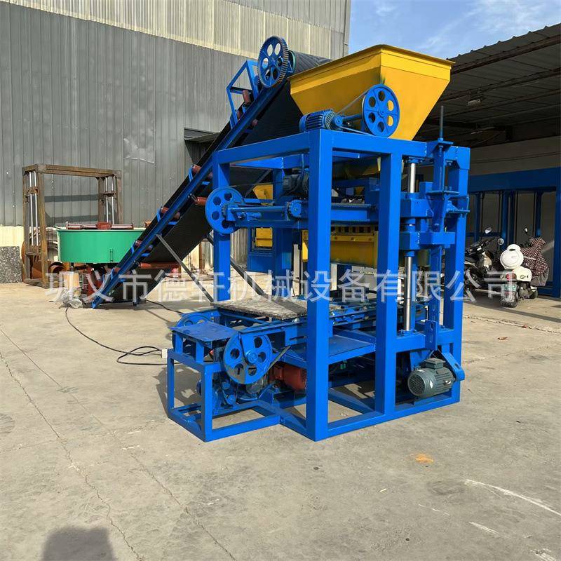 QT4-26型混凝土切砖制机KDF全自动免烧面路粘土砖砖砖机马路花成