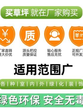 人造草垫子塑假绿植坪幼围儿园料人HOI工草皮户外装饰绿色地毯挡