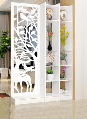 0A屏风隔断客厅户进门空遮ROT挡玄关简约现代入家用镂隔雕花断置
