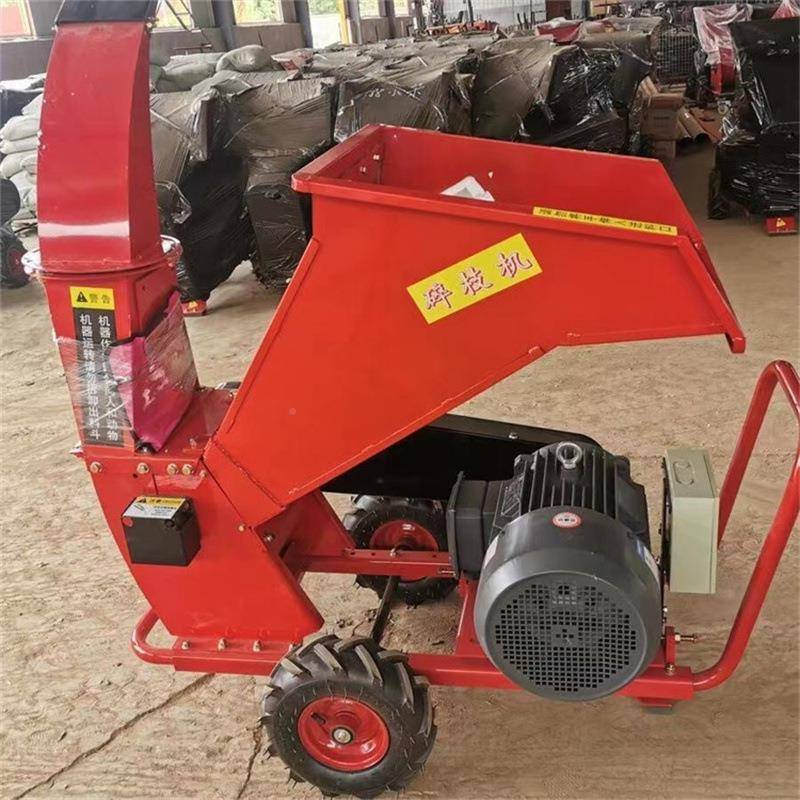 树枝粉碎汽机厂家现货材油柴油大马机力108木枝条切碎家用小型碎