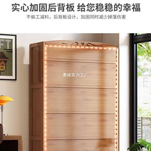 学书架柜置物架UIK落省地一体靠墙儿童生简易书空间桌多层家用收