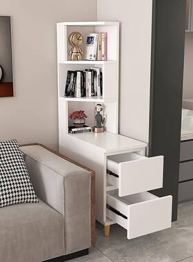 边几客厅沙物发边柜小户型创意床头窄缝储67966收纳柜一角柜移动