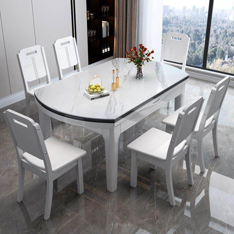加厚亮光岩板餐桌家用现代轻奢小户型方圆两用高档餐桌椅组合,鲜花速递/花卉仿真/绿植园艺,割草机/草坪机,淘宝优惠券,粉丝福利购,淘宝优惠卷