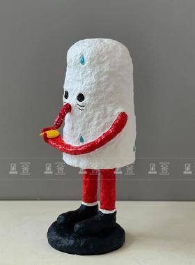 卡彩SCR绘可爱小雪人摆件样板售楼处客厅电视房柜房儿童软通装饰