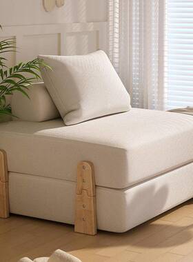 懒卧人SA08沙发可躺台可睡单人小沙床折叠室客厅阳发休闲地垫式榻