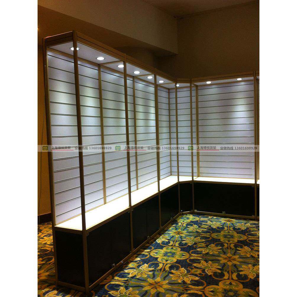 槽板展展会展架参展合架货柜铝钛金展示柜柜货组装货架饰品陈列架