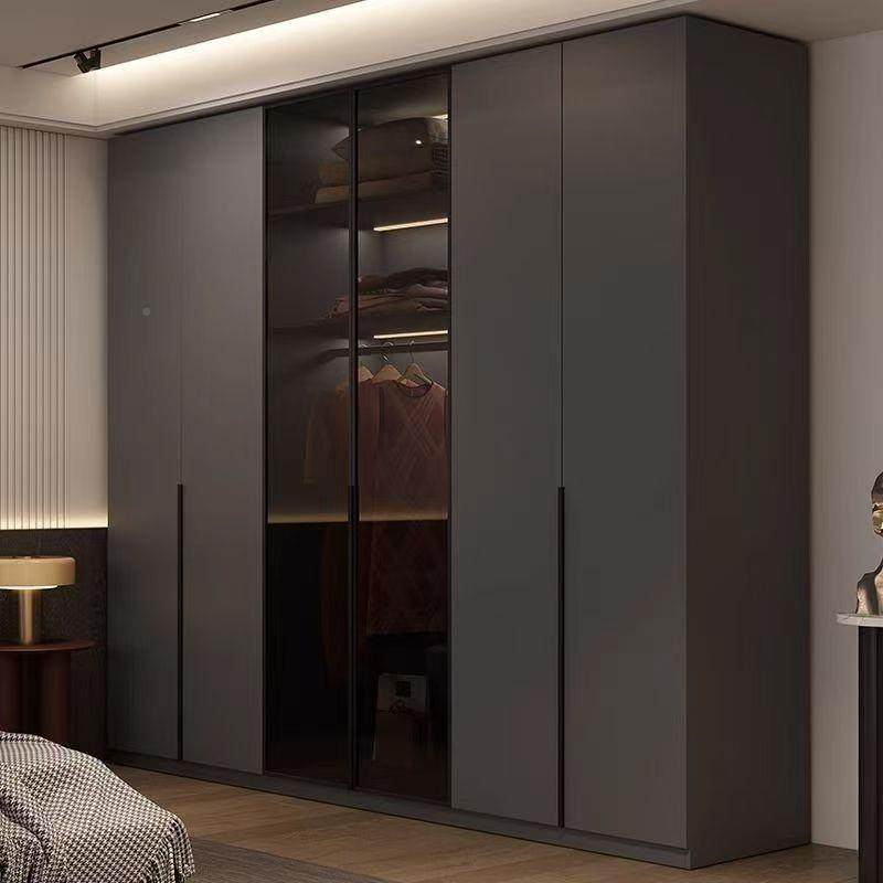 EN级F欧IAM松板实木衣柜卧现室家用一门到顶黑柜子代简色约储物衣,住宅家具,独立衣柜,淘宝优惠券,粉丝福利购,淘宝优惠卷