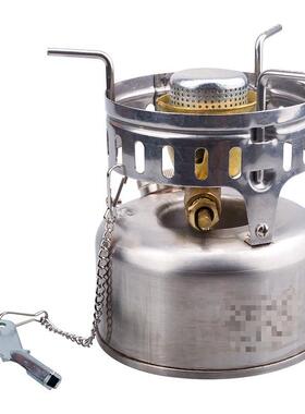 炉外汽油炉户便OUK携自驾游车野载炊油炉具防风迷你气化炉