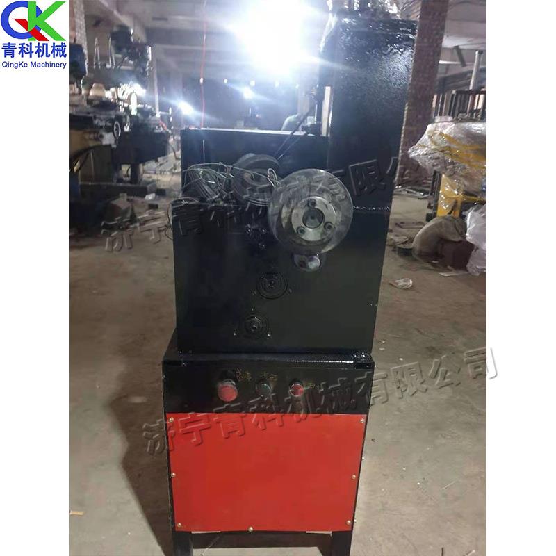 不锈钢铝管铜管滚丝qk-lwj-9机圆管螺纹口对接滚纹管机钢管丝扣咬