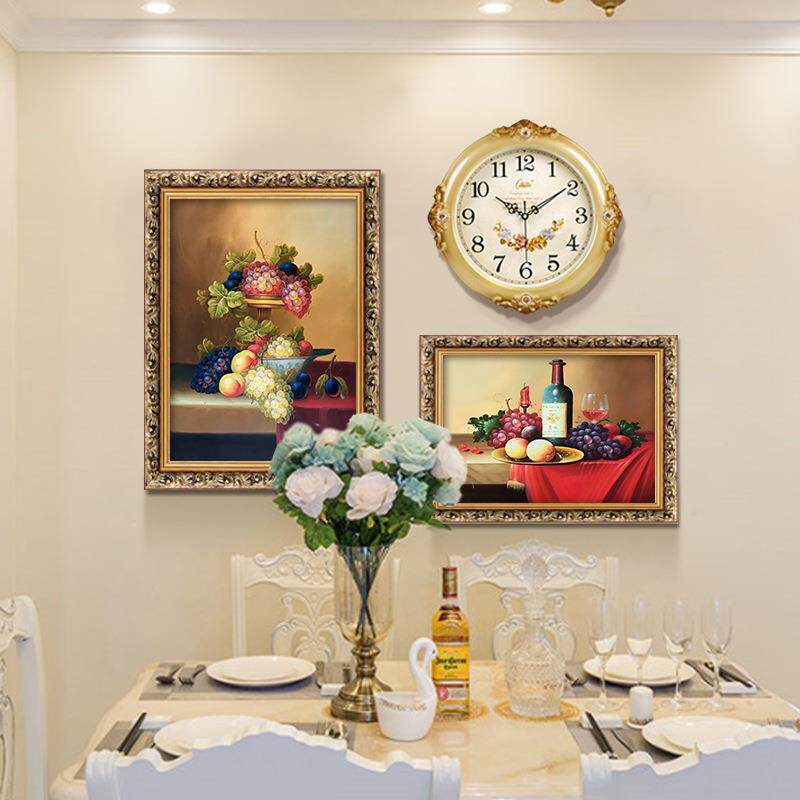式欧餐代厅装饰画水果油画GFY现简约歺厅挂画饭厅墙壁饰墙装壁画