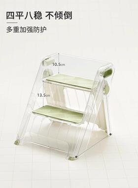 宝洗手台阶凳婴EQH儿洗漱台踩宝脚凳扶手儿楼梯凳洗童脸池脚踏垫