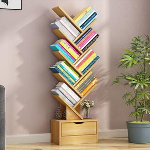 落童地书小型儿简易小书柜网红学生cp#25890架树形经济型家用空置