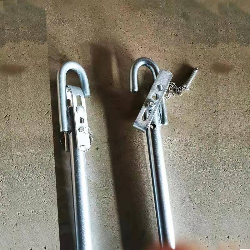 能汽车防止追VYR尾拖车杠2吨35吨吨拖杆弹簧缓冲功汽车车硬拖车杆