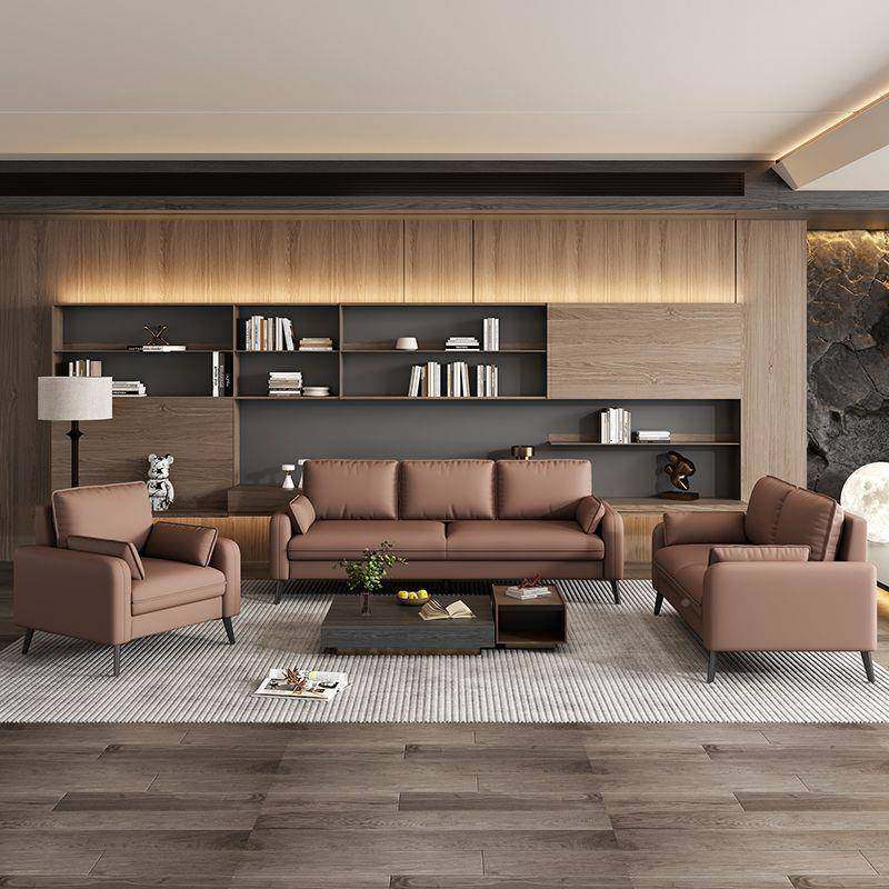 GxP皮现代简约猫抓办公室沙发YEQ组合会客出租房屋寓公接商务待小