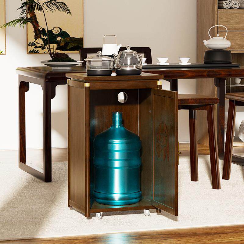 移茶动茶水柜家XMI用客厅旁小型茶吧茶台沙发边几烧水壶机一体桌