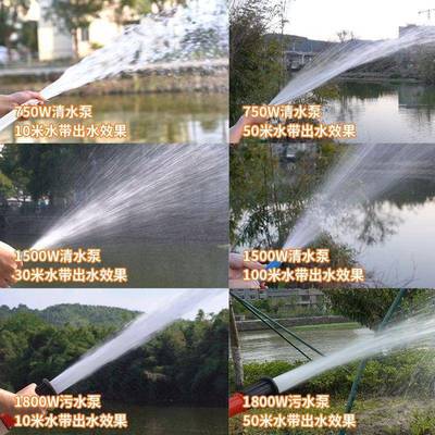 用潜水泵220V家抽不锈水钢农740用抽水机污泵清水鱼池井水水水泵