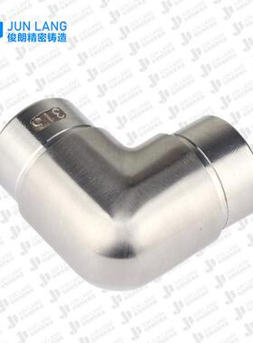 34不锈0钢封口活动弯头DKK万向转不接头护栏配件锈钢楼梯手扶拼接