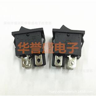 船型翘板开关CD1-14黑色4脚2档QHX一盒10K0只0起拍带CQC
