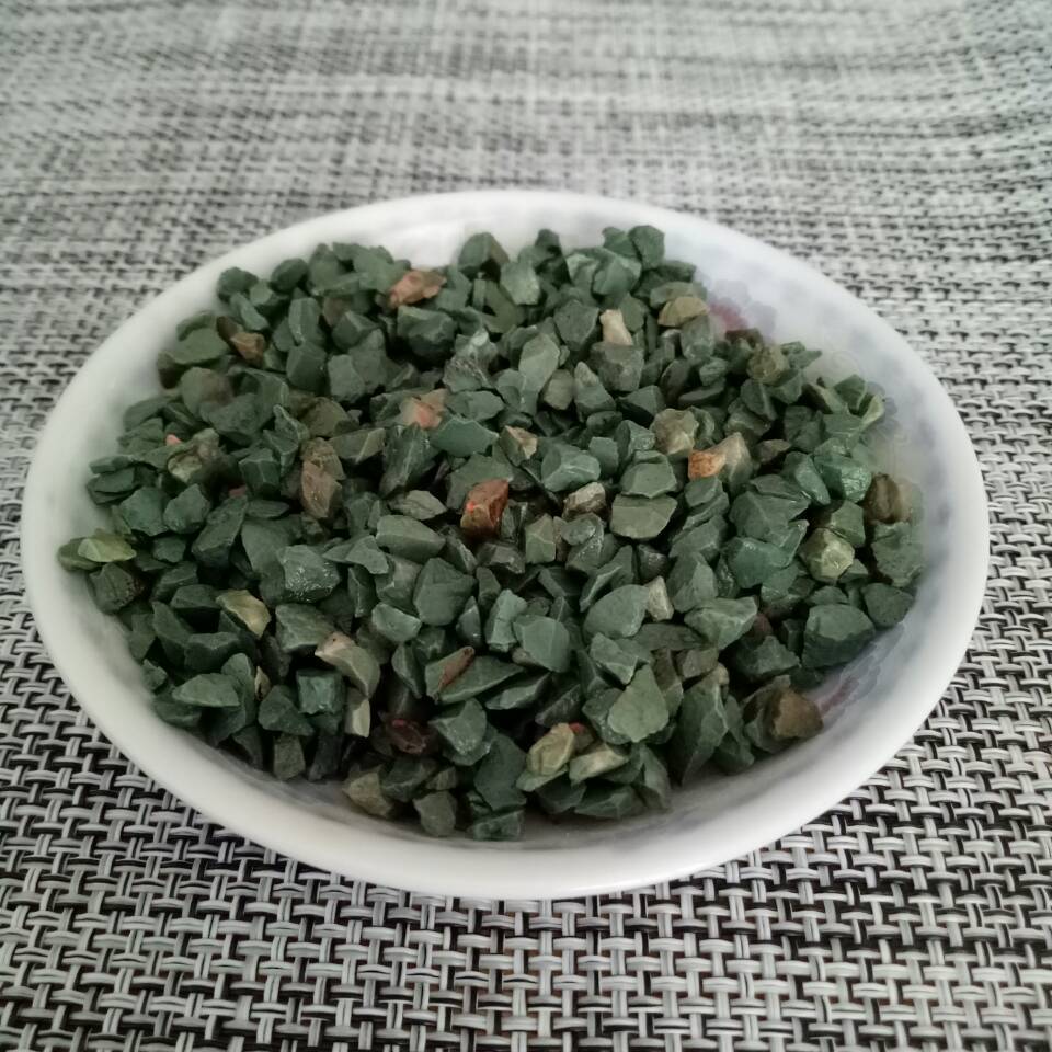 混批园艺绿沸石 多肉植物防根腐烂3-6mm沸石颗粒 沸石粉
