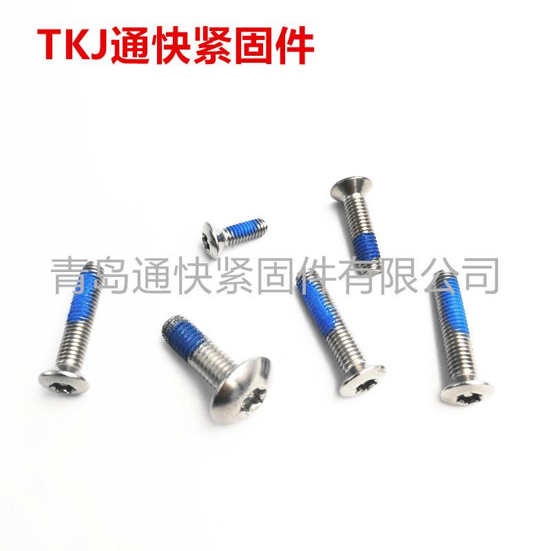G2盗672内六角花形盘头螺B钉内梅花盘头带柱防螺TD丝非定做标螺