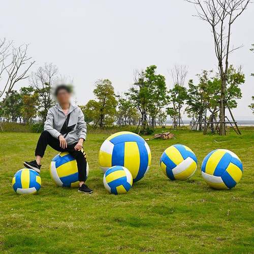 户学草坪饰仿真足球摆件公园篮球校排球外园装林景观ROV玻璃钢雕