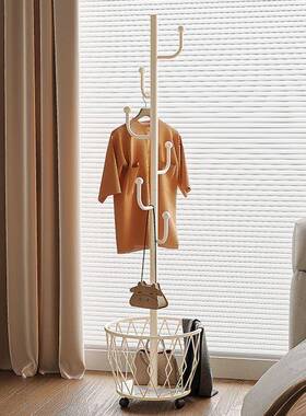 落地置挂衣挂包架可移动卧室衣帽收架家用地TLT轻奢客晾衣厅服纳