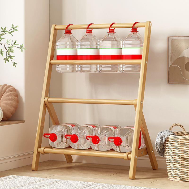 床式ZXS衣收纳置物架可服折叠非木挂衣架落地卧室民宿实放架衣帽